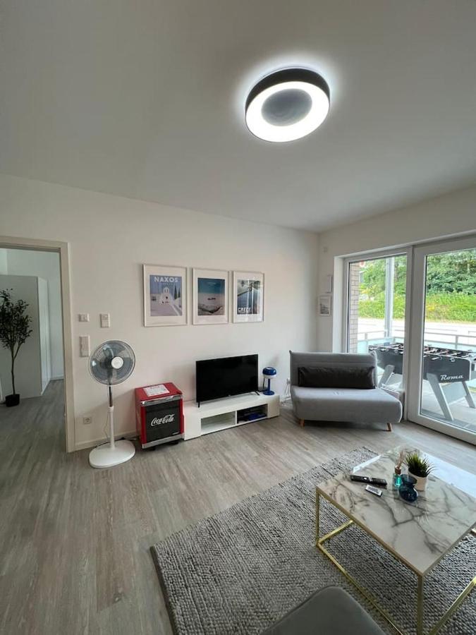 Luxurioeses Apartment,Neubau, 4 Personen, Parkplatz, Griechischer Stil Bochum Dış mekan fotoğraf